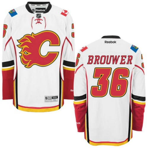 Troy Brouwer #36 White Premier Away Jersey