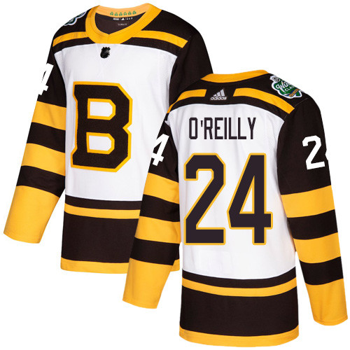 #24 Terry O'Reilly White Authentic 2019 Winter Classic Stitched Jersey