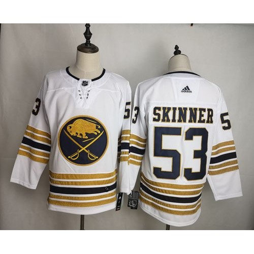 53 Jeff Skinner White 50th anniversary Jersey