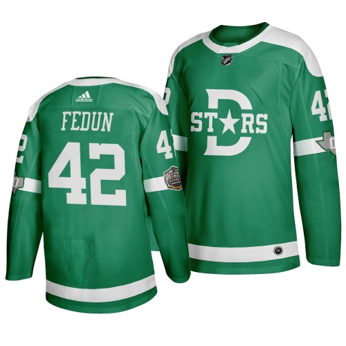 42 Taylor Fedun Green 2020 Winter Classic Jersey