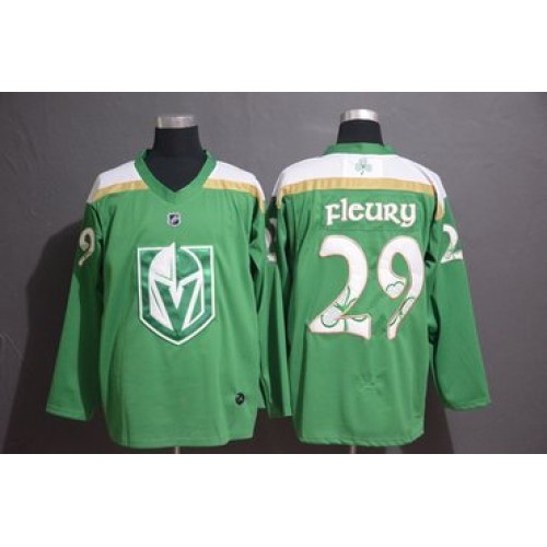 29 Marc-Andre Fleury Green 2019 St. Patrick's Day Jersey