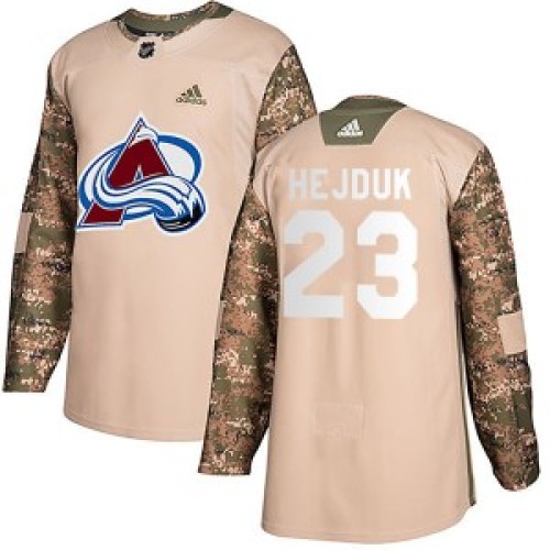#23 Milan Hejduk Authentic Veterans Day Practice Camo Jersey