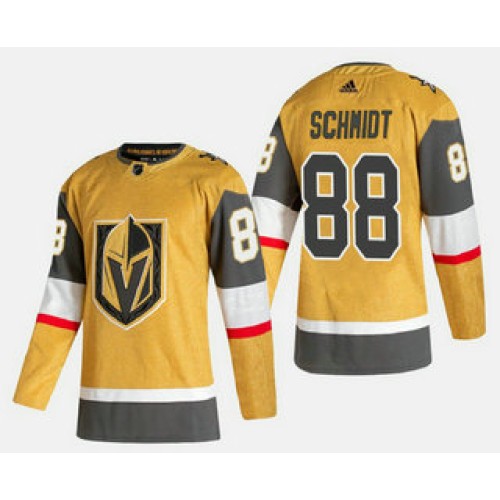 #88 Nate Schmidt Gold 2020-21 Alternate Stitched Jersey