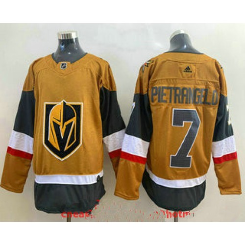 #7 Alex Pietrangelo Gold 2020-21 Alternate Stitched Jersey