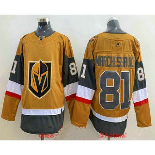 #81 Jonathan Marchessault Gold 2020-21 Alternate Stitched Jersey