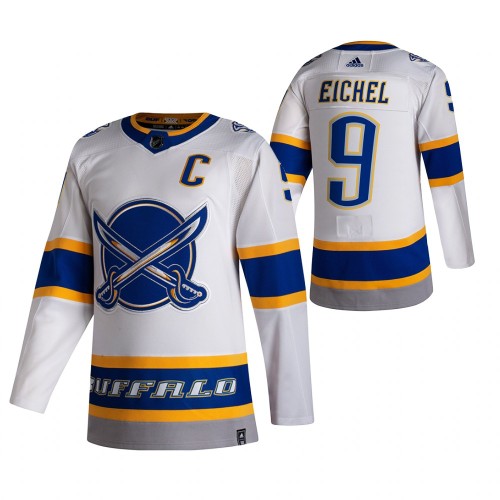 #9 Jack Eichel White 2020-21 Reverse Retro Alternate Jersey