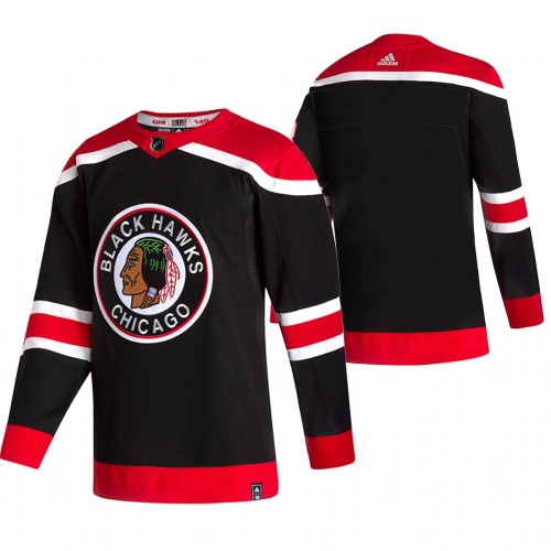 Blank Black 2020-21 Reverse Retro Alternate Jersey