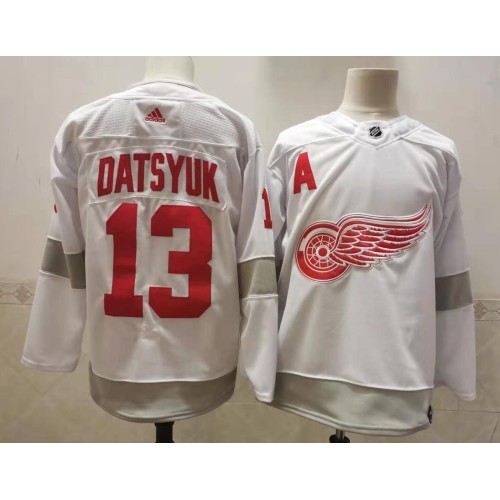 #13 Pavel Datsyuk White 2020-21 Alternate Authentic Player Jersey