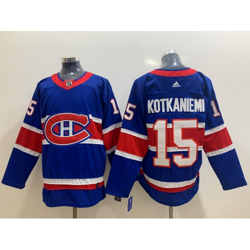 #15 Jesperi Kotkaniemi Blue 2020-21 Alternate Authentic Player Jersey