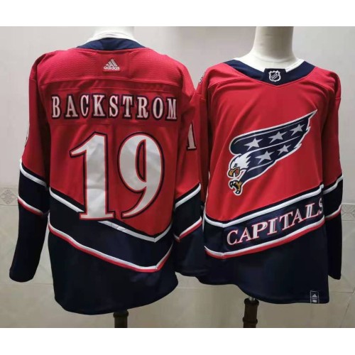 #19 Nicklas Backstrom Red 2021 Retro Stitched Jersey