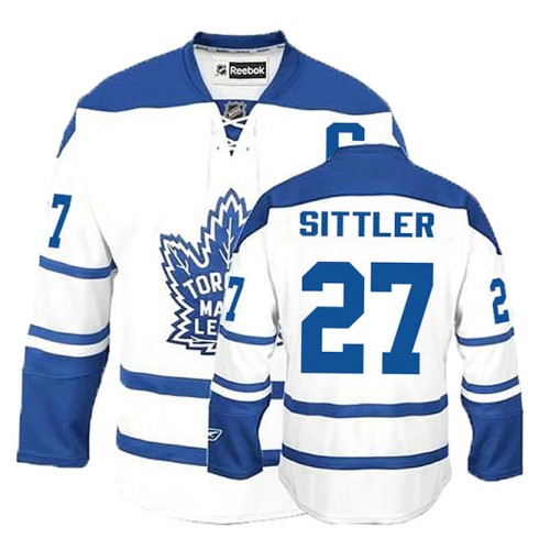 Darryl Sittler #27 White Captain Alternate Jersey
