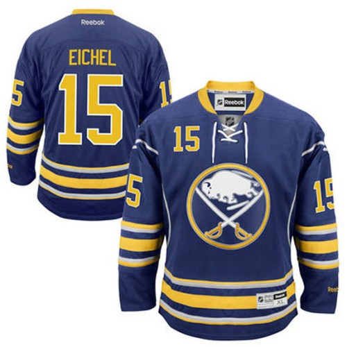 Jack Eichel #15 Navy Blue Home Jersey