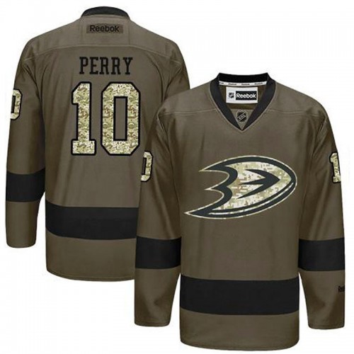 Corey Perry #10 Green Camo Player Jersey