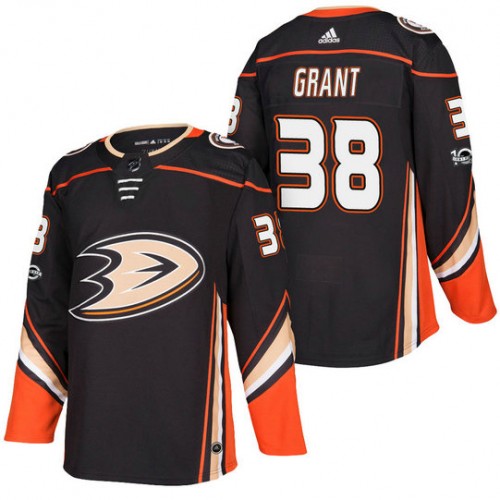 #38 Derek Grant Black 2018 New Season Player Home Jersey