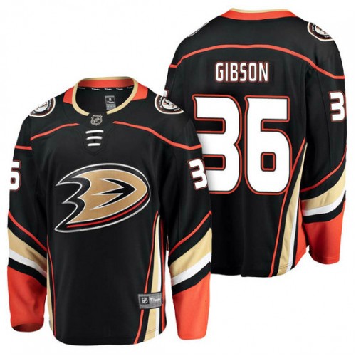 #36 Breakaway Player John Gibson Jersey Black