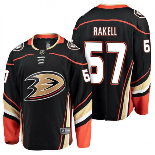 #67 Breakaway Player Rickard Rakell Jersey Black