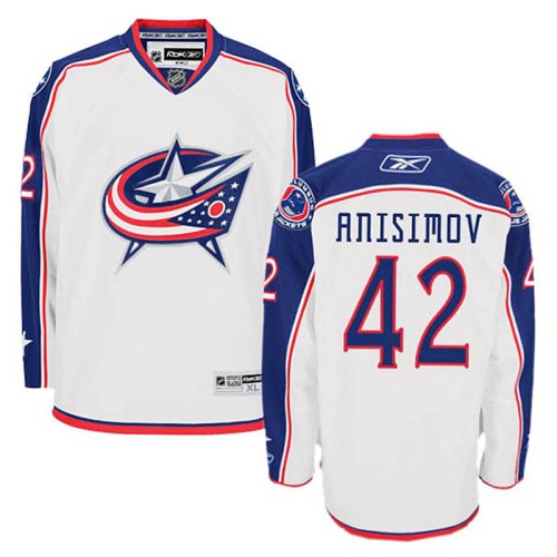 Artem Anisimov #42 White Away Jersey