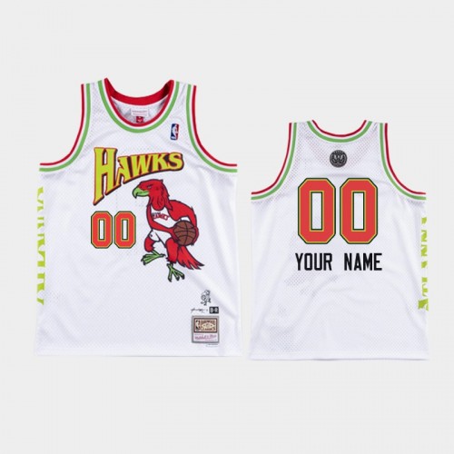 Men's Atlanta Hawks #00 Jeff Teague White NBA Remix Jersey - Future