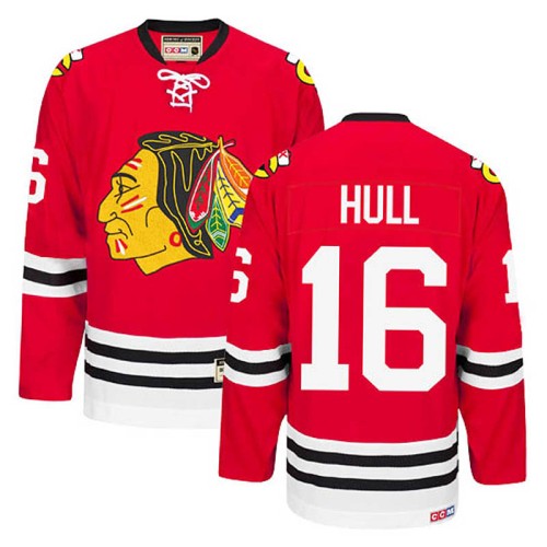 Bobby Hull #16 Red Throwback Jersey