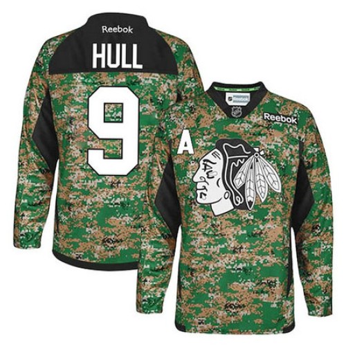 Bobby Hull #9 Camo Veteran's Day Jersey