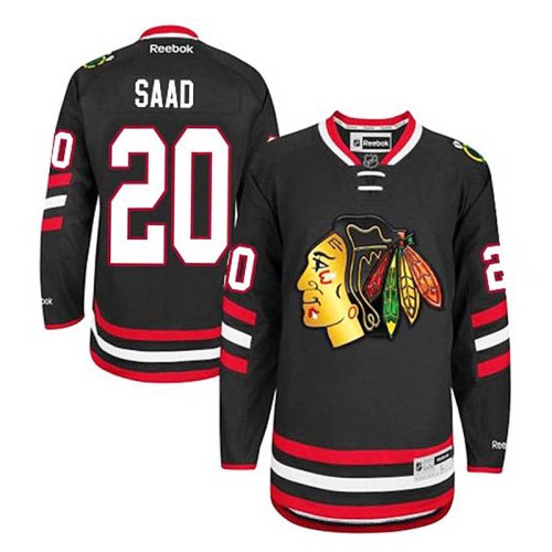 Brandon Saad #20 Black 2014 Stadium Series Jersey