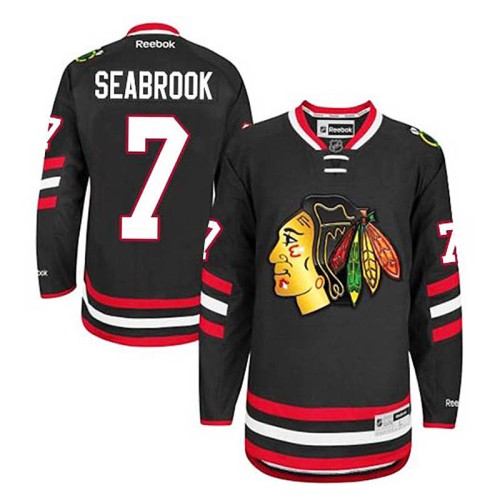 Brent Seabrook #7 Black 2014 Stadium Series Jersey