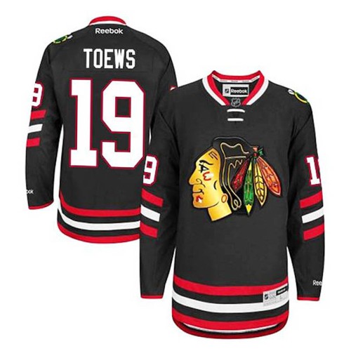 Jonathan Toews #19 Black 2014 Stadium Series Jersey
