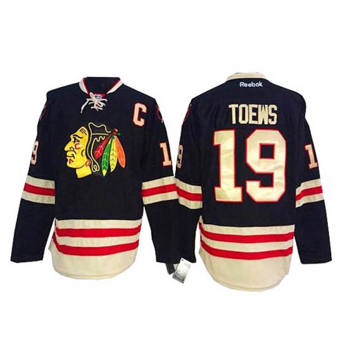 Jonathan Toews #19 Black 2015 Winter Classic Jersey