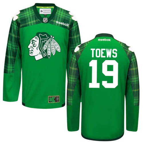 Jonathan Toews #19 Green St. Patrick's Day Jersey