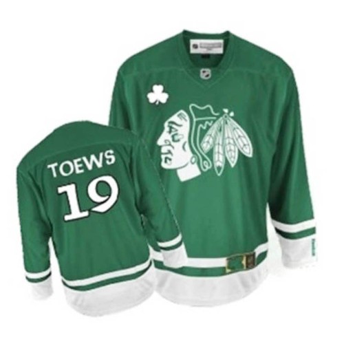 Jonathan Toews #19 Green St. Patrick's Day Jersey