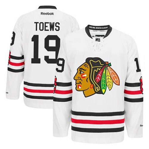 Jonathan Toews #19 White 2015 Winter Classic Jersey