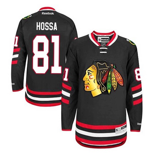Marian Hossa #81 Black 2014 Stadium Series Jersey