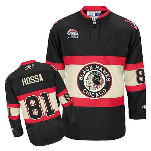Marian Hossa #81 Black Winter Classic Jersey
