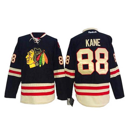 Patrick Kane #88 Black 2015 Winter Classic Jersey