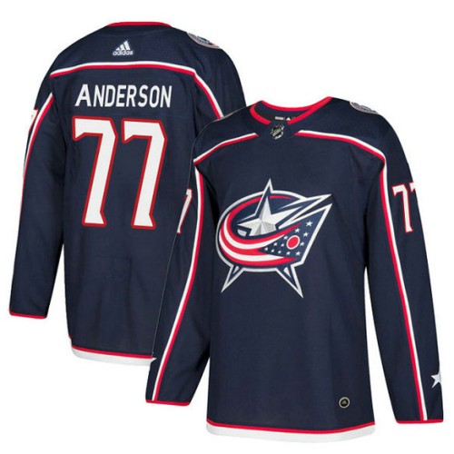 #77 Josh Anderson Navy Home Jersey