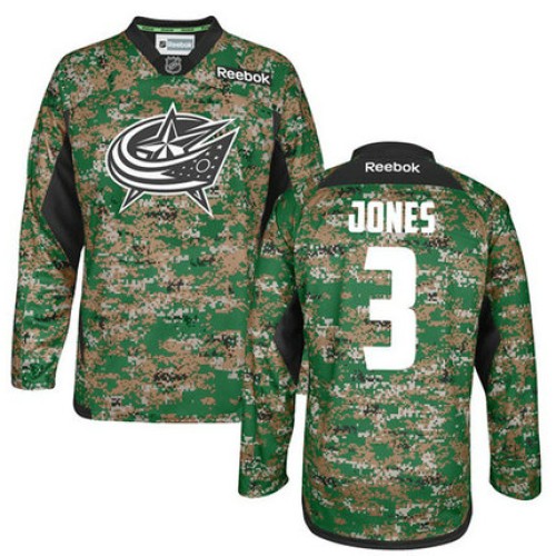 Seth Jones #3 Camo Veteran's Day Practice Jersey
