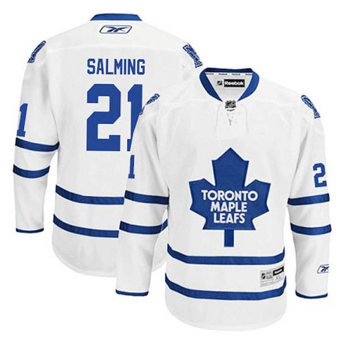Borje Salming #21 White Away Jersey