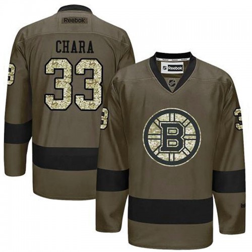 Zdeno Chara #33 Green Camo Player Jersey
