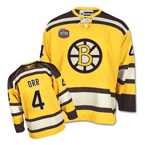 Bobby Orr #4 Gold Winter Classic Jersey