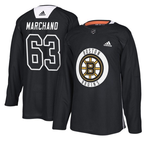 #63 Black New Season Practice Brad Marchand Jersey