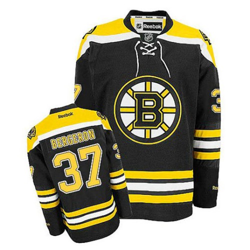Patrice Bergeron #37 Black Home Jersey