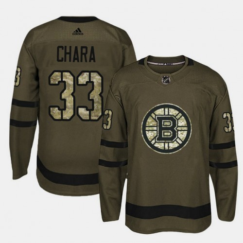 #33 Camo Salute To Service Zdeno Chara Jersey