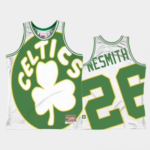 Boston Celtics #26 Aaron Nesmith White Big Face 2.0 Jersey