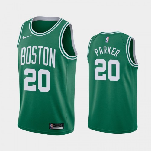 Men's Boston Celtics #20 Jabari Parker 2021 Icon Green Jersey