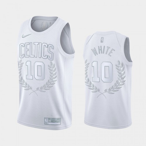 Jo Jo White #10 Hall of Fame Boston Celtics Glory Limited White Jersey