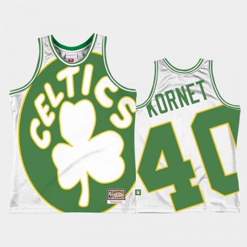 Boston Celtics #40 Luke Kornet White Big Face 2.0 Jersey