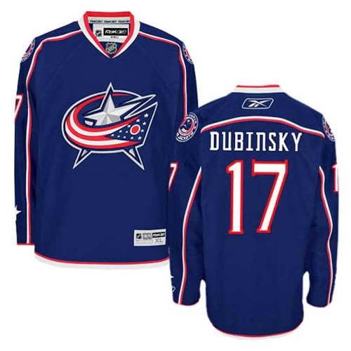 Brandon Dubinsky #17 Navy Blue Home Jersey