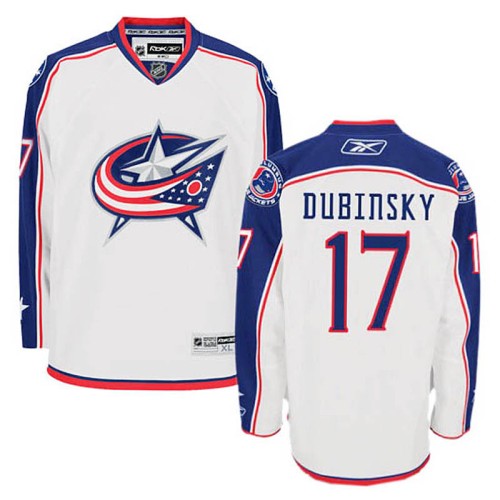 Brandon Dubinsky #17 White Away Jersey
