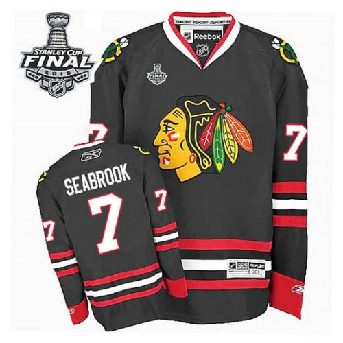 Brent Seabrook #7 Black 2015 Stanley Cup Alternate Jersey