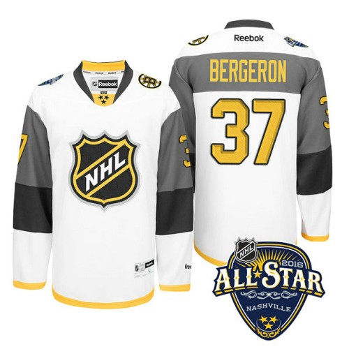 Patrice Bergeron #37 White 2016 All-Star Premier Jersey